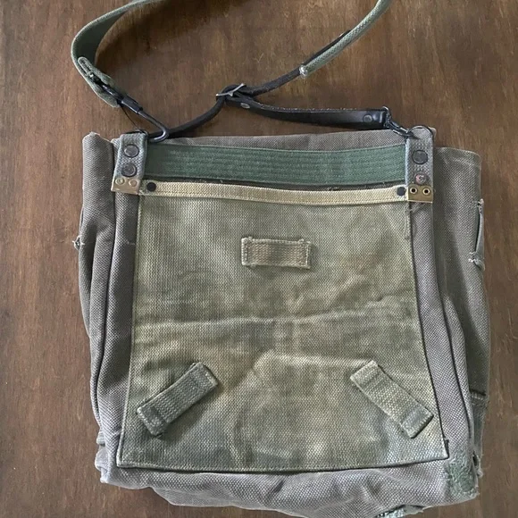 EUC VINTAGE 316 UPCYCLED OOAK MILITARY BAG